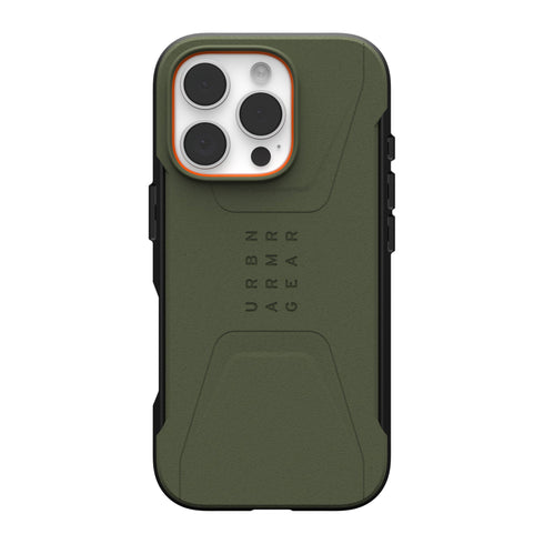 UAG iPhone 16 Pro Civilian MagSafe Case - Drab
